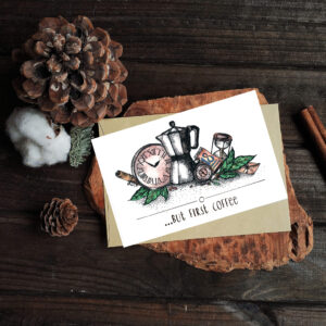 Postcard "Coffee"