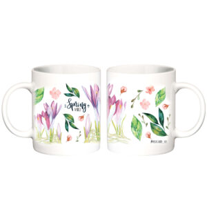 "spring"  Сeramic Mugs. You can choose the shape and volume