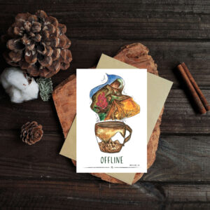 Postcard "offline"