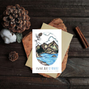 Postcard "travel"