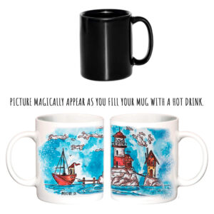 "lighthouse 1"  Сeramic magic Mugs. You can choose the shape and volume