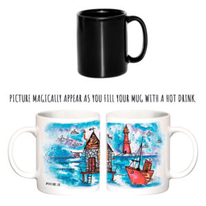 "lighthouse 2"  Сeramic magic Mugs. You can choose the shape and volume
