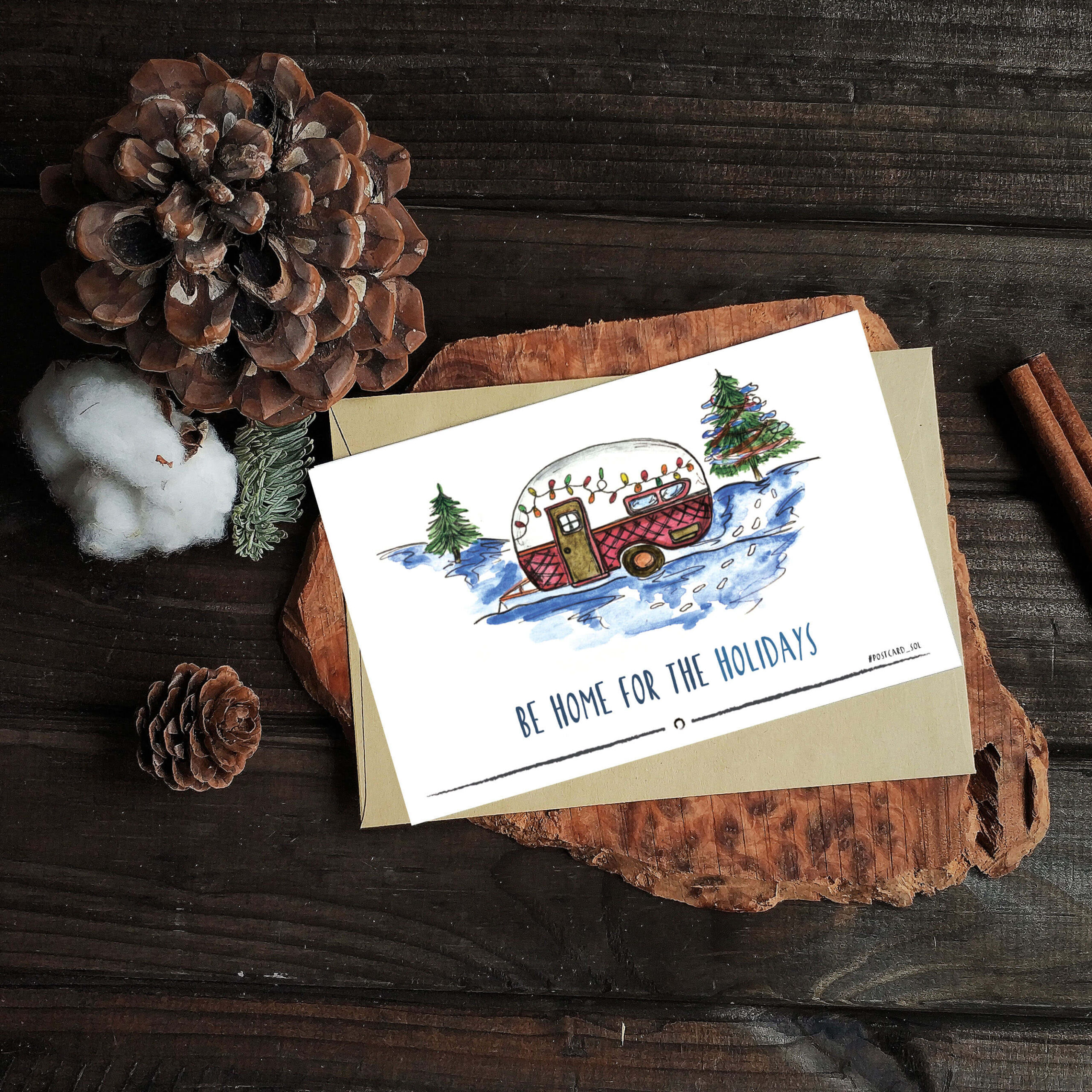 Postcard "Holydays"