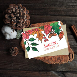 Postcard "autumn"