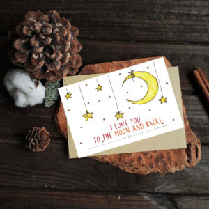Postcard "moon"