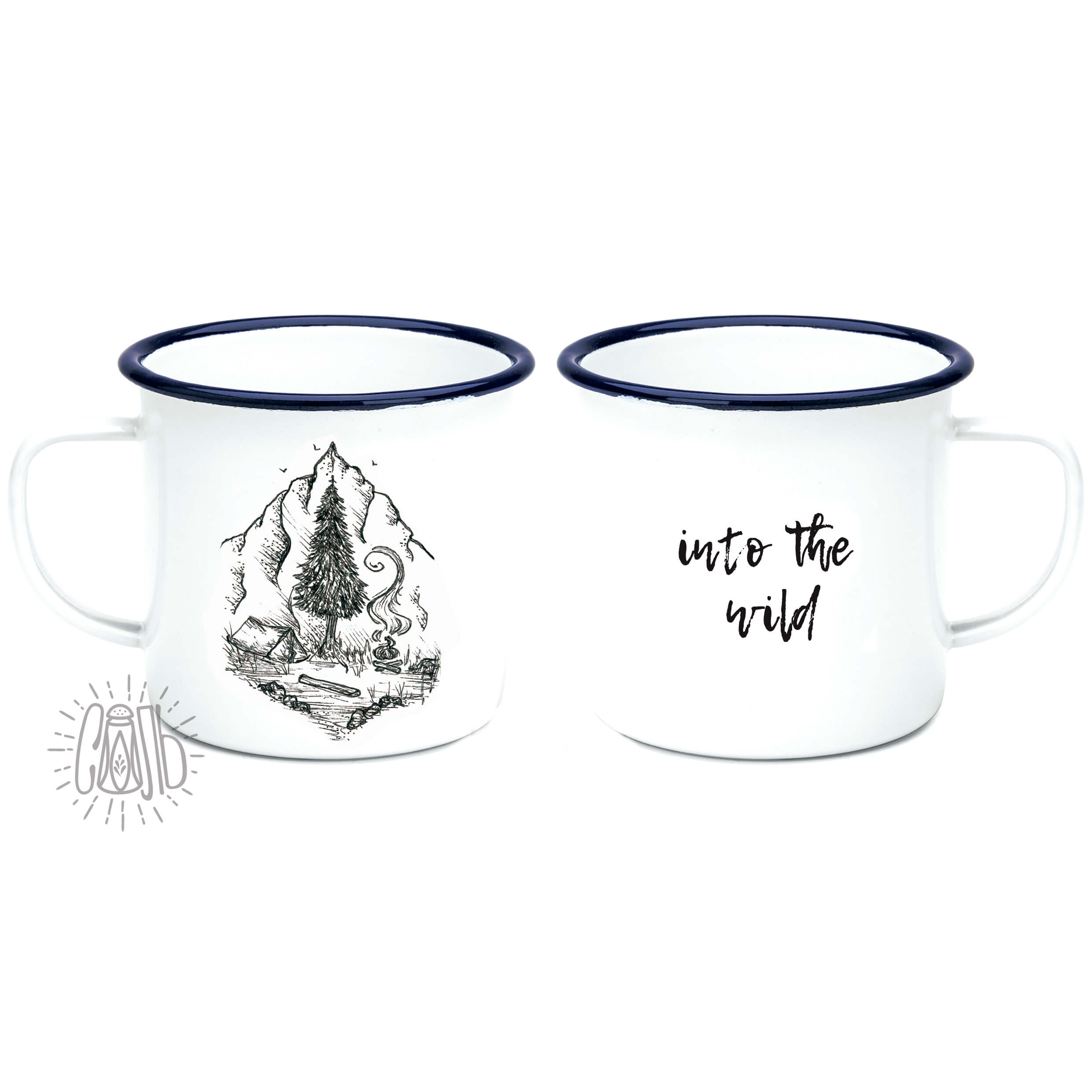 Camping mug " Pine"
