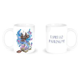 "Espresso patronum"  Сeramic Mugs. You can choose the shape and volume