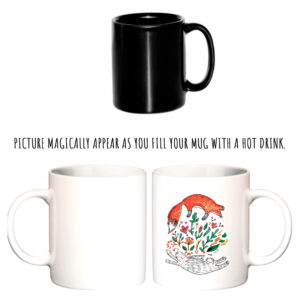 "Fox & Rabbit "  Сeramic magic Mugs. You can choose the shape and volume
