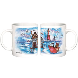 "lighthouse 1"  Сeramic Mugs. You can choose the shape and volume