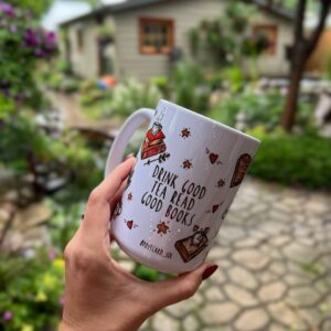 "Good books"  Сeramic Mugs. You can choose the shape and volume