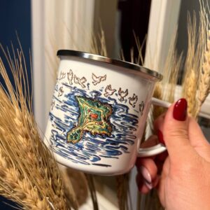 Camping mug "Warship"