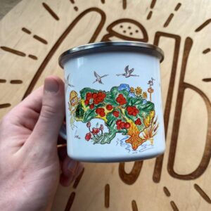 Camping mug "guelder rose"