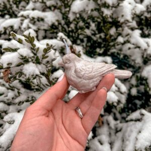 Candle "spring bird"