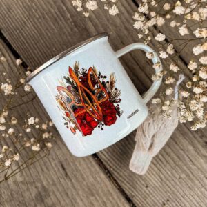Camping mug "Great people"