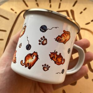 Camping mug "cats"