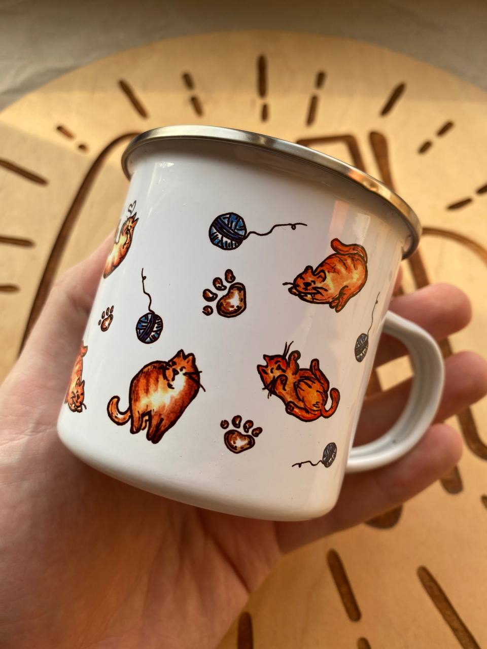 Camping mug "cats"