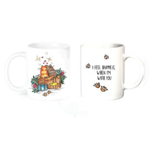 "travel cats"  Сeramic Mugs. You can choose the shape and volume