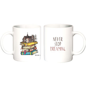"books"  Сeramic Mugs. You can choose the shape and volume