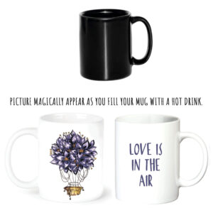 "love is in the air"  Сeramic magic Mugs. You can choose the shape and volume