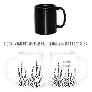 "you are amazing"  Сeramic magic Mugs. You can choose the shape and volume
