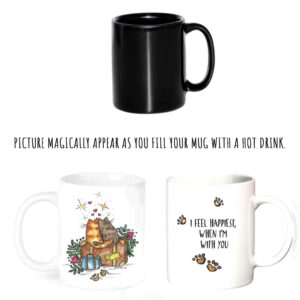 "travel cats"  Сeramic magic Mugs. You can choose the shape and volume