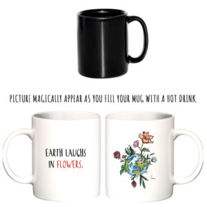 "flowers"  Сeramic magic Mugs. You can choose the shape and volume