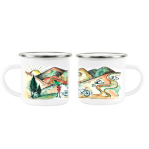 Camping mug "bicycle"