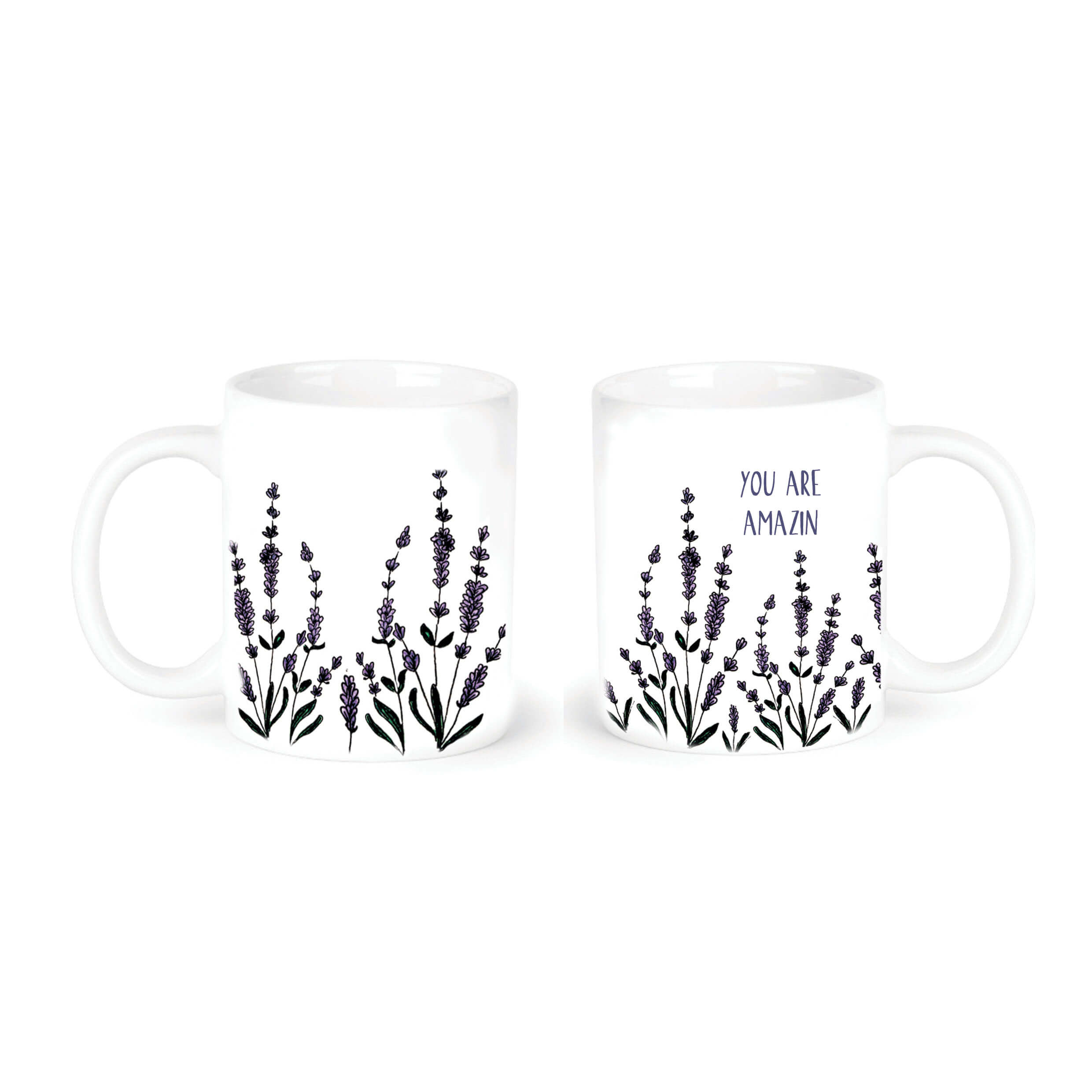"you are amazing" Сeramic Mugs. You can choose the shape and volume