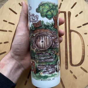 "hobbit hole" Vacuum Insulated Coffee Mugs. You can choose the shape and volume