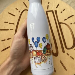 "The Way Home" Thermos Bottle. You can choose the shape and volume