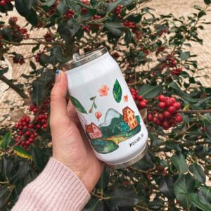 " spring mountains" Vacuum Insulated Coffee Mugs. You can choose the shape and volume