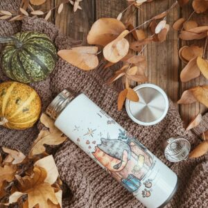 “Cats” Thermos Bottle. You can choose the shape and volume
