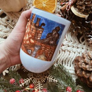 " together at night" Vacuum Insulated Coffee Mugs. You can choose the shape and volume