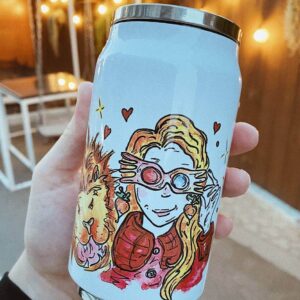 "Luna" Vacuum Insulated Coffee Mugs. You can choose the shape and volume