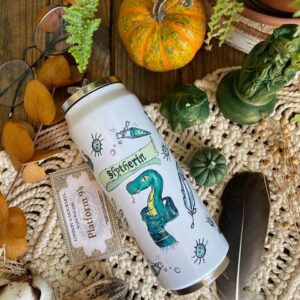 "Slytherin" Vacuum Insulated Coffee Mugs. You can choose the shape and volume