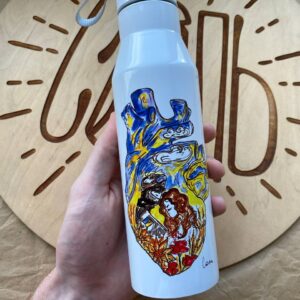 "the heart of Ukraine" Thermos Bottle. You can choose the shape and volume