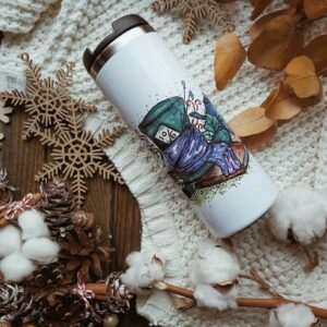 "time for tea" Vacuum Insulated Coffee Mugs. You can choose the shape and volume