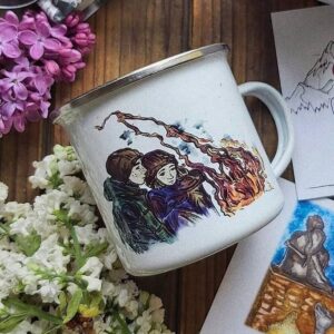 Camping mug "evening by the campfire"