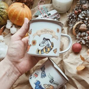 Camping mug "hufflepuff"