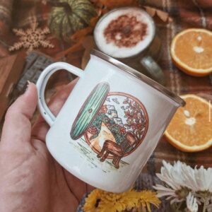 Camping mug "hobbit hill"