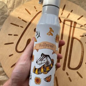 “Huffelpuff” Thermos Bottle. You can choose the shape and volume