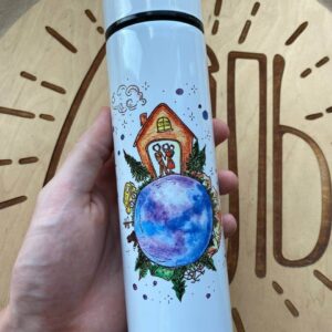 “Family” Thermos Bottle. You can choose the shape and volume