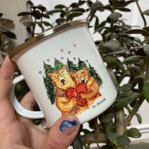 Camping mug "bears"