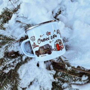 Camping mug "Cabin life"