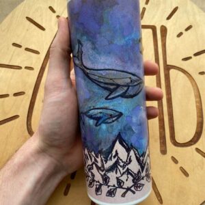 " whale" Vacuum Insulated Coffee Mugs. You can choose the shape and volume
