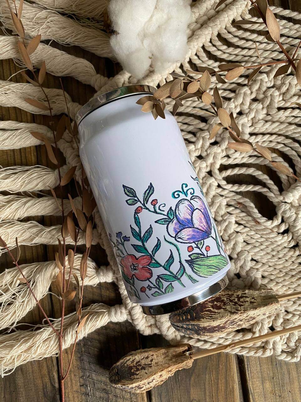 "spring" Vacuum Insulated Coffee Mugs. You can choose the shape and volume