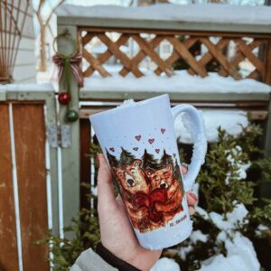 "bear`s famaly"  Сeramic Mugs. You can choose the shape and volume