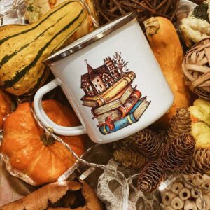 Camping mug "Books"