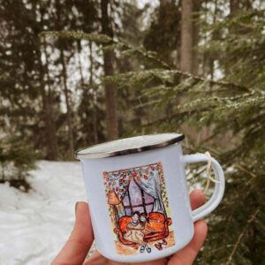 Camping mug "cozy evening"
