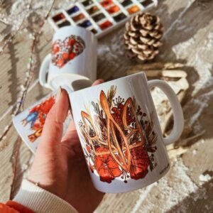 "Emblem of Ukraine"  Сeramic Mugs. You can choose the shape and volume